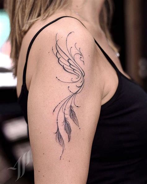 ave fenix resurgiendo de las cenizas tatuaje|50 ideas de tatuajes del ave de Fénix y su significado.